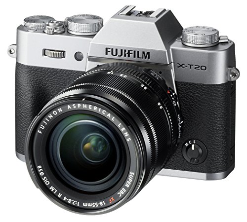 Fujifilm Bezlusterkowy aparat cyfrowy  X-T20 z obiektywem XF18-55mmF2.8-4.0 R LM OIS - srebrny