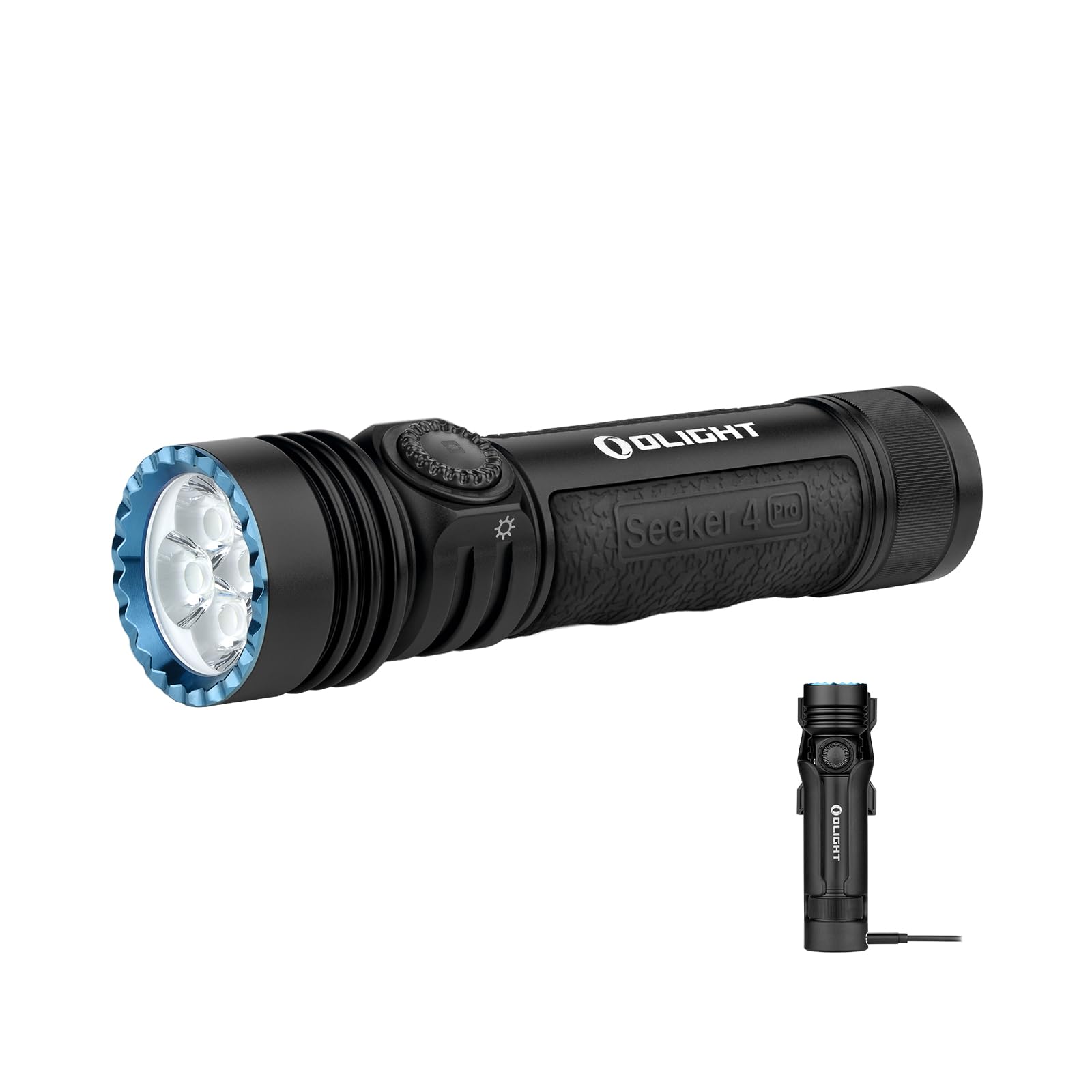 Olight Seeker 4 Pro Rechargeable Flashlights, High Lume...