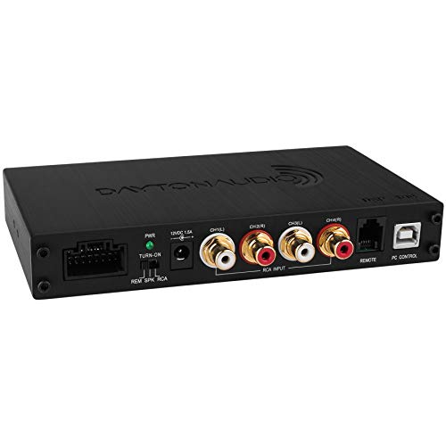 Dayton Audio DSP-408 Cyfrowy procesor sygnałowy 4x8 DSP do domowego i samochodowego sprzętu audio