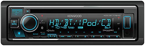 KENWOOD KDC-BT778HD Samochodowy amplituner stereo Bluetooth CD z pojedynczym DIN i sterowaniem głosowym Amazon Alexa | Wyświetlacz tekstowy LCD | Wejście USB i Aux