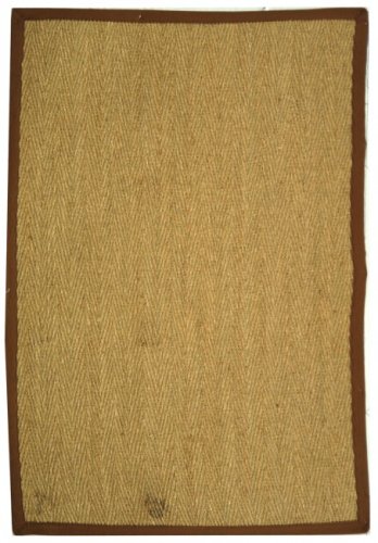 Safavieh Prostokątny dywanik z naturalnego włókna Power Loomed (9 stóp x 6 stóp)
