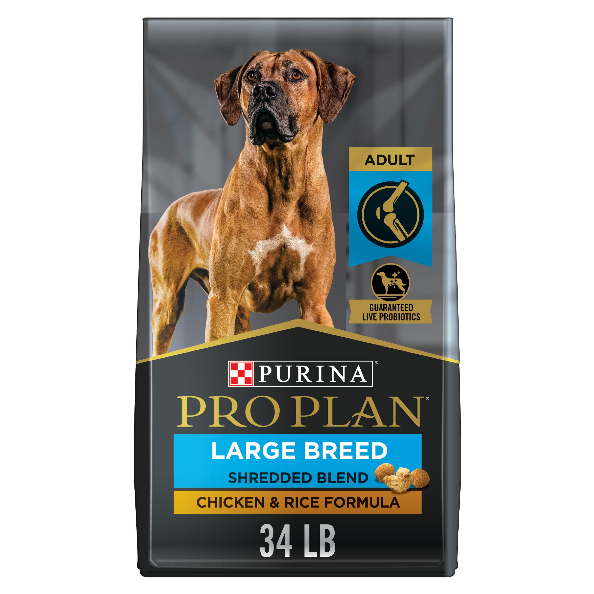 Purina Pro Plan Joint Health Large Breed Dog Food, Shre...