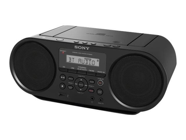Sony Boombox CD ZSRS60BT z Bluetooth i NFC (czarny)
