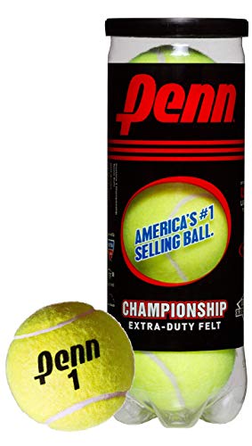 Shock Doctor Piłki tenisowe Penn Championship – filcowe piłki tenisowe o zwiększonej wytrzymałości