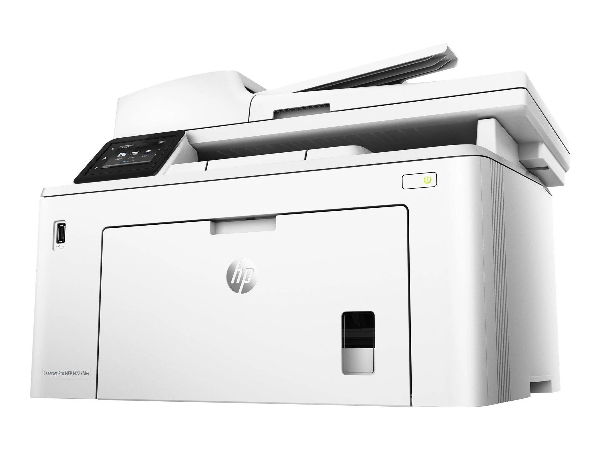 HP Bezprzewodowa drukarka laserowa  LaserJet Pro M227fdw typu „wszystko w jednym” (G3Q75A). Zastępuje drukarkę laserową  M225dw