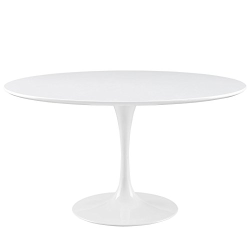 Modway Okrągły stół do jadalni Lippa 54' w kolorze białym