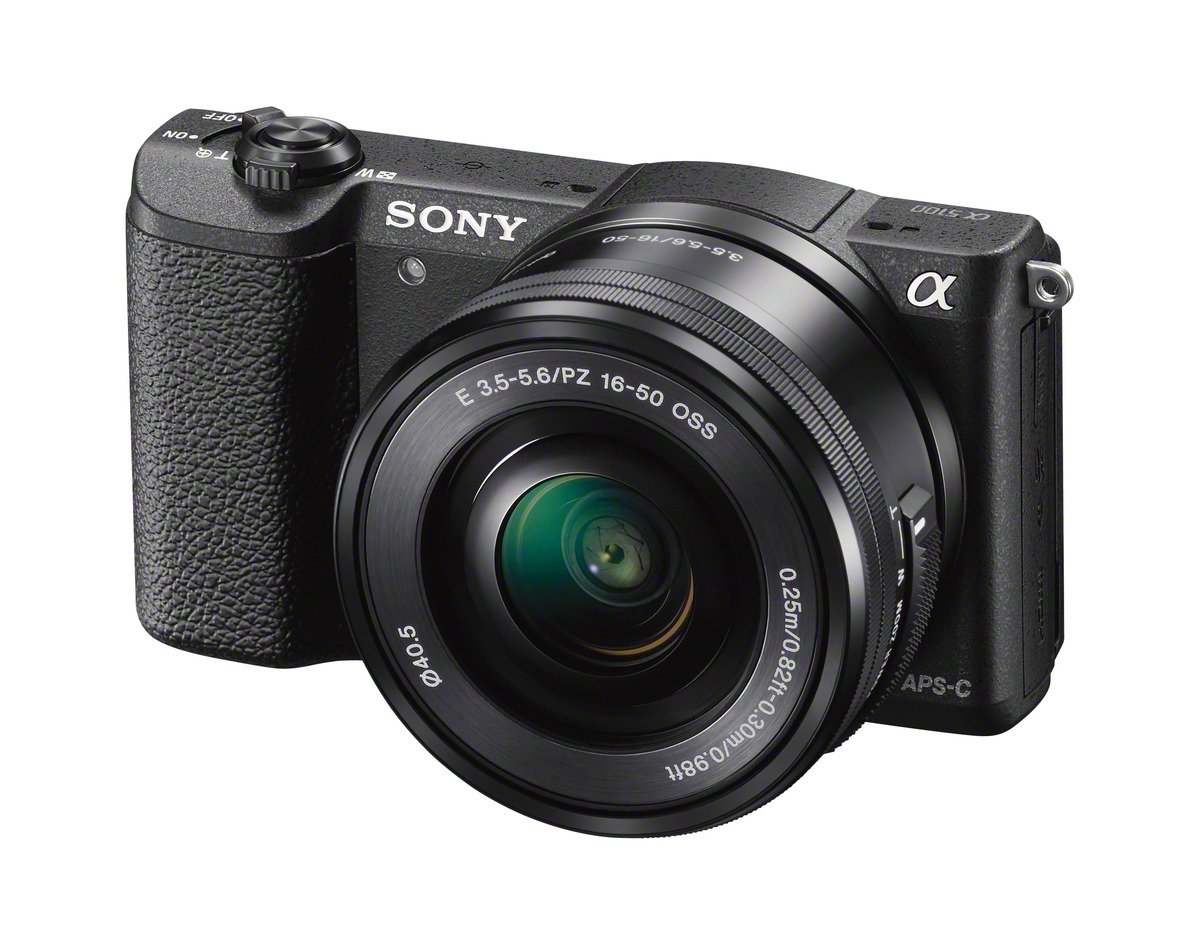 Sony a5100 16–50 mm bezlusterkowy aparat cyfrowy z 3-calowym odchylanym wyświetlaczem LCD (czarny)
