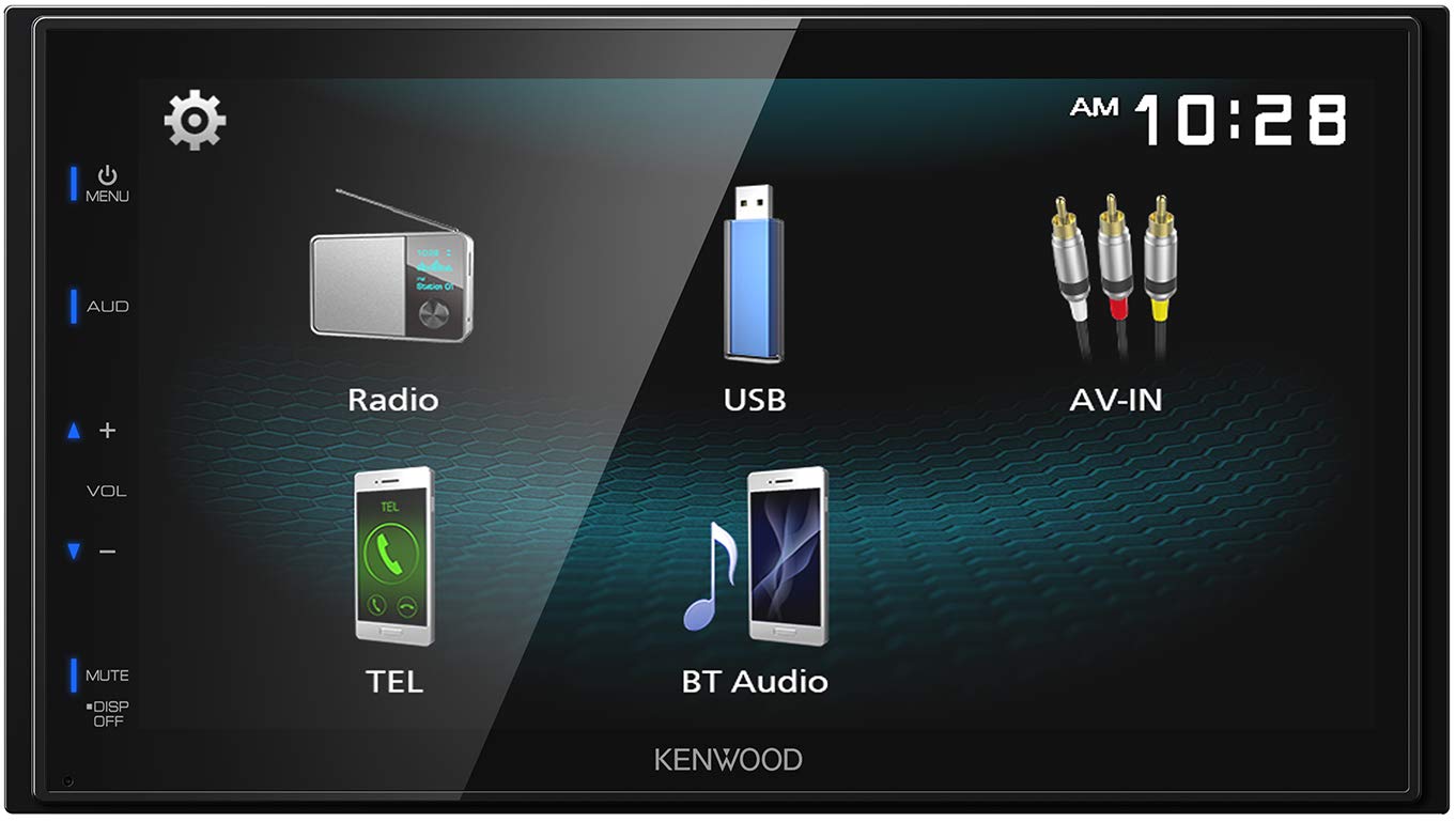 KENWOOD Cyfrowy odbiornik multimedialny DMX125 / DMX125BT / DMX125BT 6.8 z Bluetooth