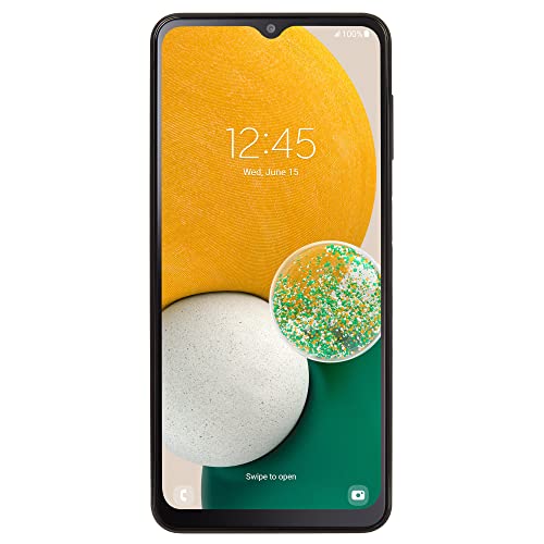 TracFone Smartfon na przedpłatę Galaxy A13 5G (zablokowany) – Czarny – 64 GB – Karta SIM w zestawie – CDMA