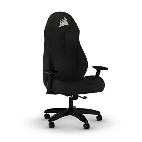 Corsair Krzesło do gier z tkaniny TC60 – luźny krój – czarny