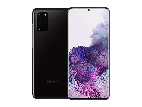 Samsung Galaxy S20+ 5G Fabrycznie odblokowany telefon komórkowy z Androidem | 128 GB pamięci | Kosmiczna czerń (odnowiona)