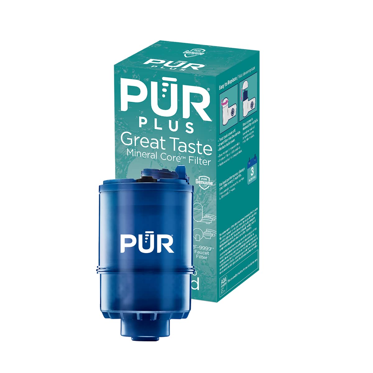PUR Plus Mineral Core Wymiana filtra wody do montażu na...