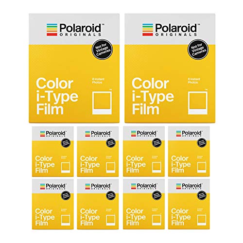 Polaroid Originals Standardowy kolorowy film natychmiastowy do aparatów typu i (80 ekspozycji) (4XX10)