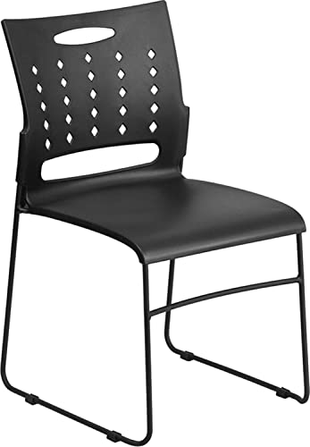 Flash Furniture Plastikowe krzesła sztaplowane