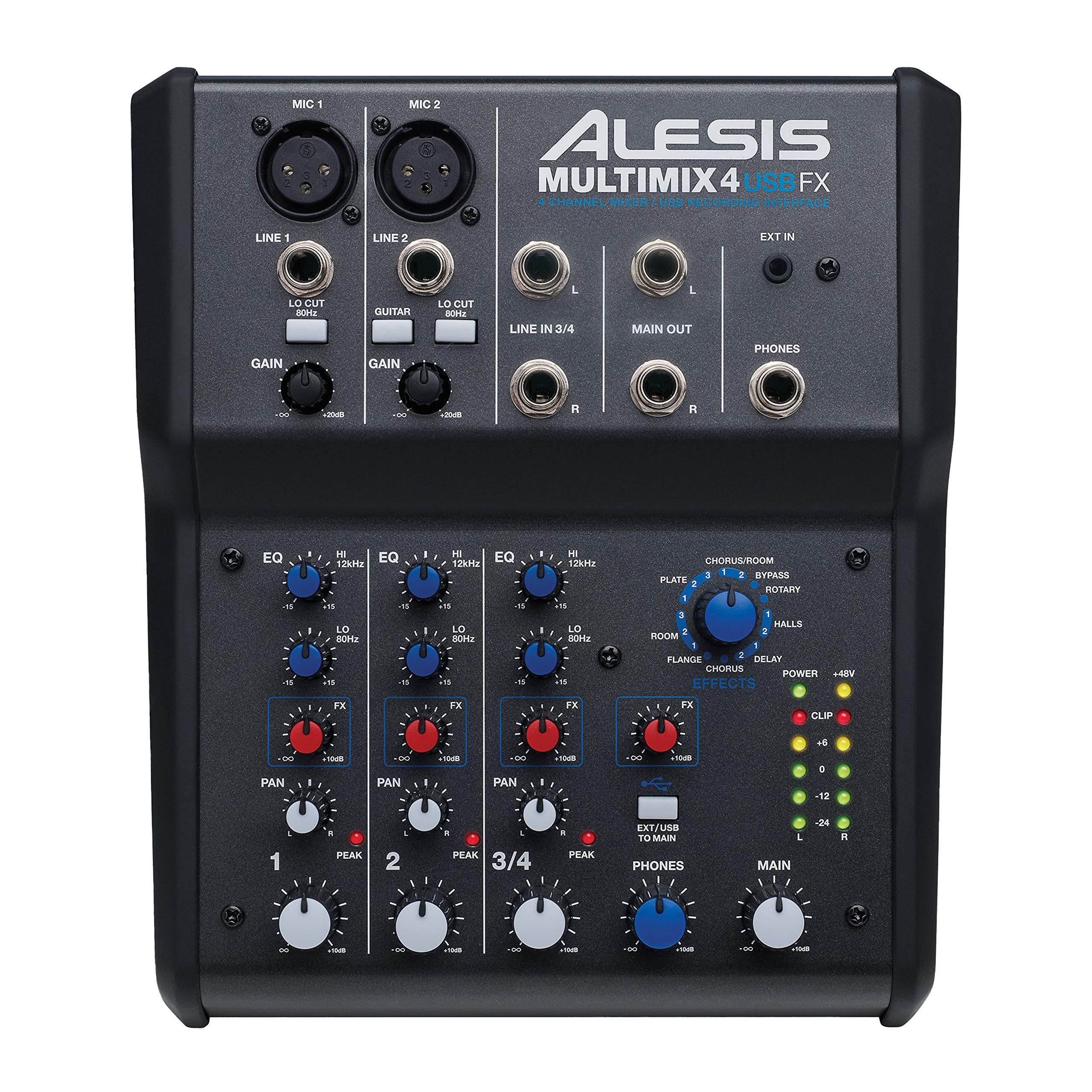 Alesis MultiMix USB FX | Mikser kanałów z efektami i interfejsem audio USB