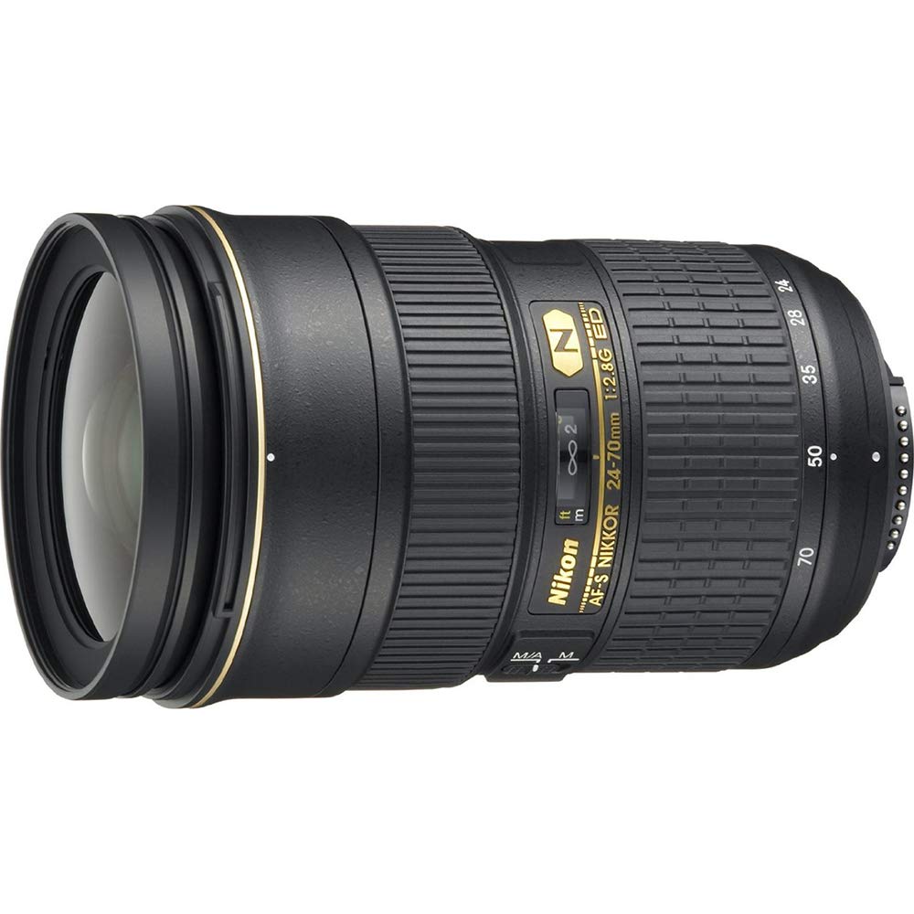 Nikon 24-70mm f/2.8G ED Auto Focus-S Nikkor Szerokokątny obiektyw zmiennoogniskowy (certyfikowany odnowiony)