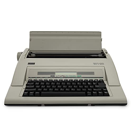 Nakajima Elektroniczna przenośna maszyna do pisania WPT-160 z wyświetlaczem i pamięcią