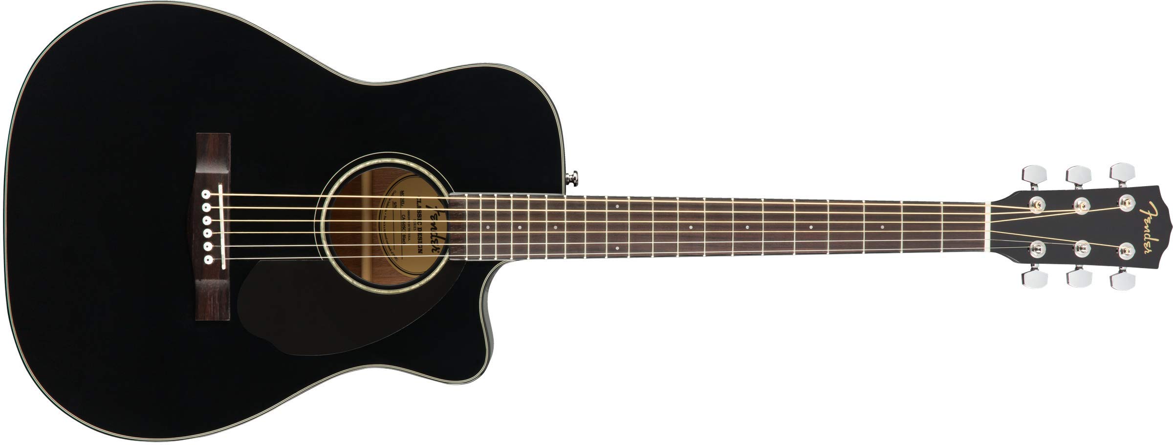 Fender Koncertowa gitara akustyczna CC-60SCE - czarna