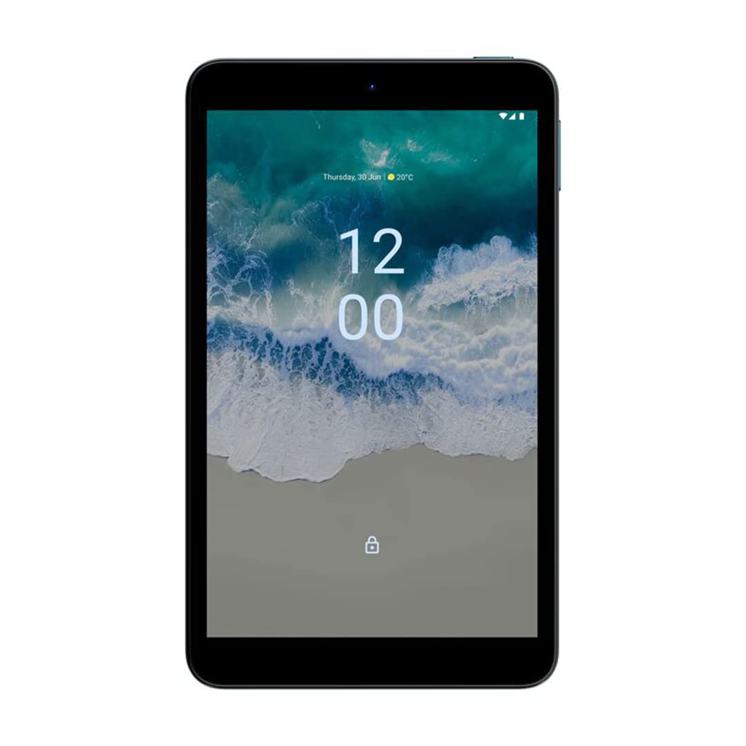 Nokia T10 | Androida 12 | 8-calowy ekran | Tablet | Wersja amerykańska | 4/64 GB | Aparat 8 MP | Niebieski ocean