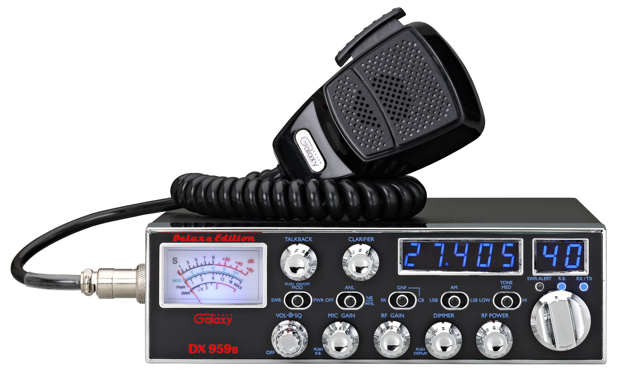 Galaxy Audio DX-959 40-kanałowe mobilne radio CB AM/SSB z licznikiem częstotliwości