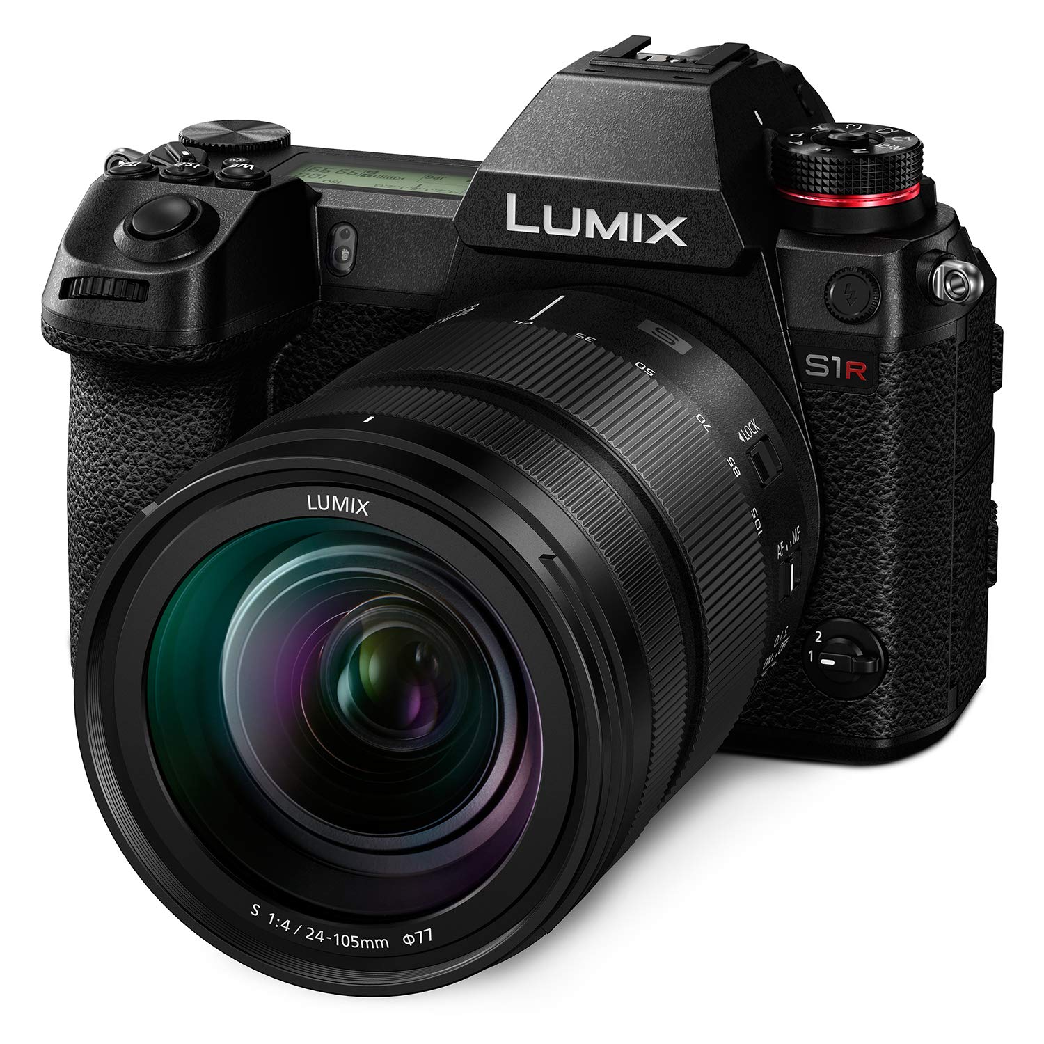 Panasonic Bezlusterkowy aparat  LUMIX S1R z obiektywem LUMIX S 24-105mm f/4 OIS