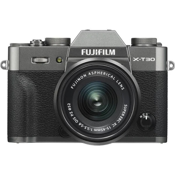 Fujifilm Aparat bezlusterkowy  X-T30 z obiektywem XC 15-45mm f/3.5-5.6 OIS PZ - węgiel drzewny