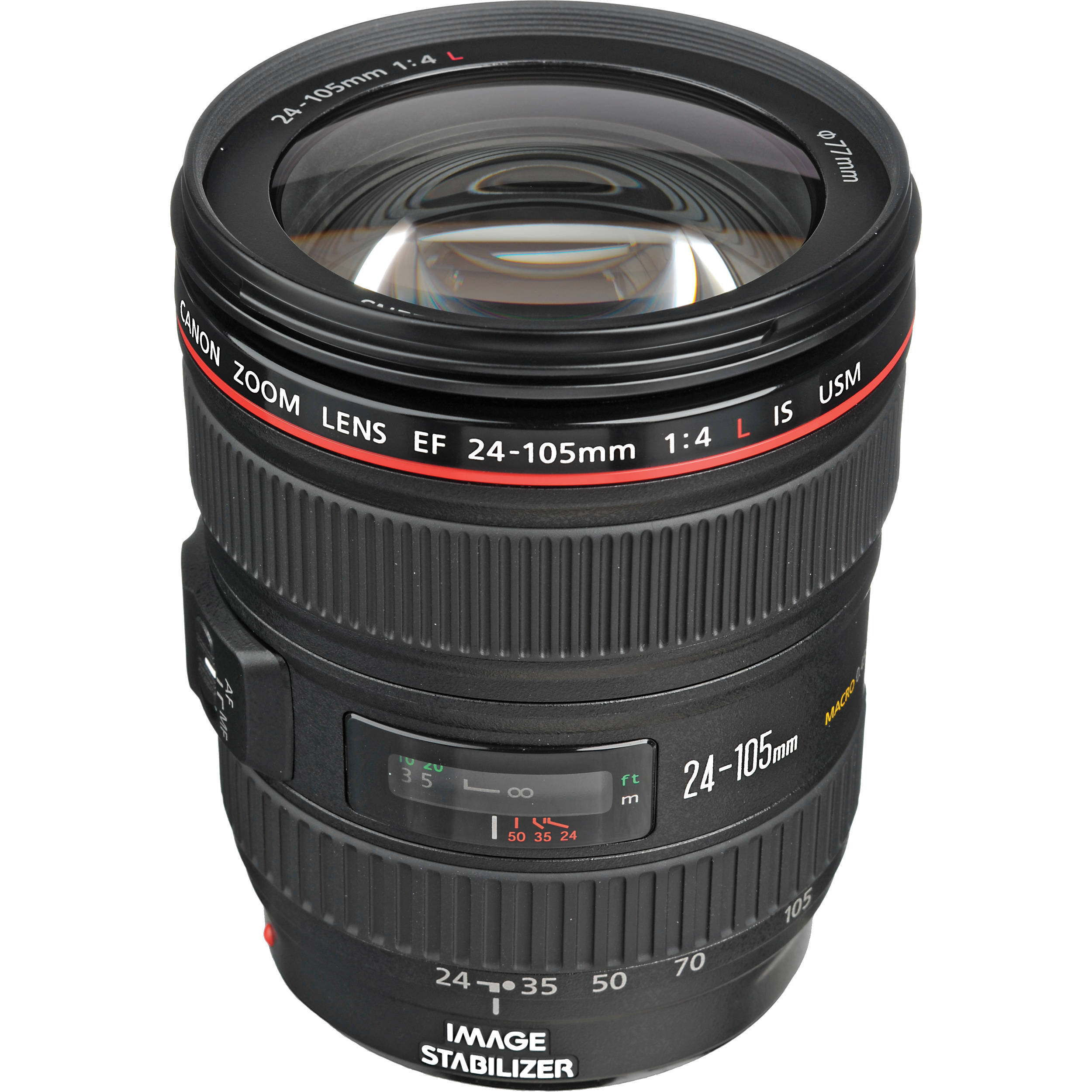 Canon Obiektyw ze stabilizatorem obrazu EF 24-105 mm f/4L USM (77 mm)