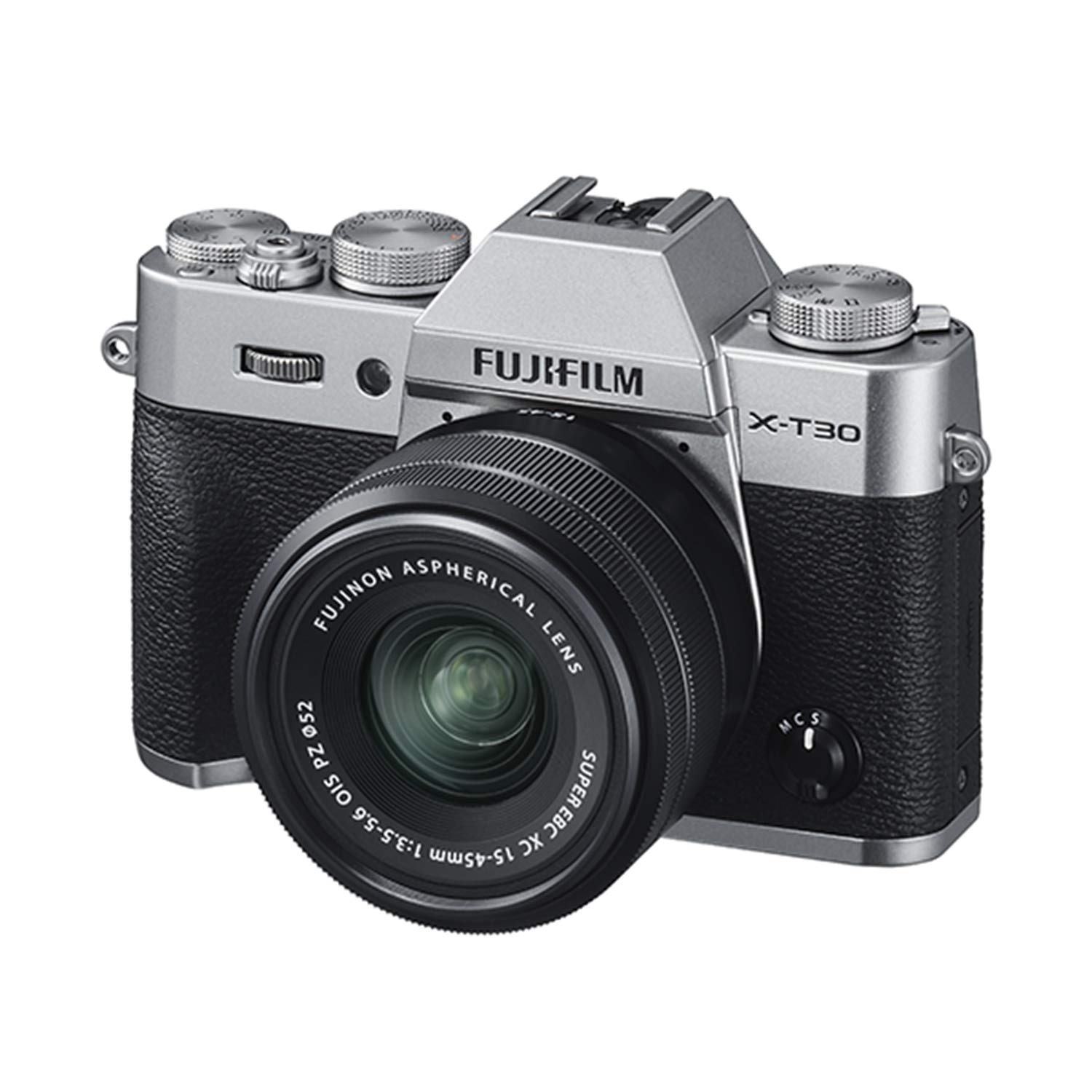 Fujifilm Aparat bezlusterkowy  X-T30 z obiektywem XC 15-45mm f/3.5-5.6 OIS PZ - srebrny