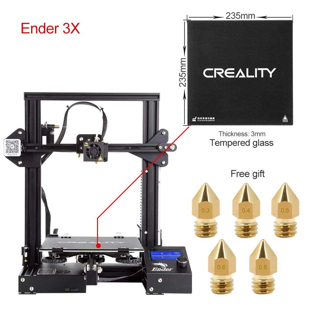 Creality 3D Creality3D Ender - 3 zestawy do samodzielnej drukarki 3D