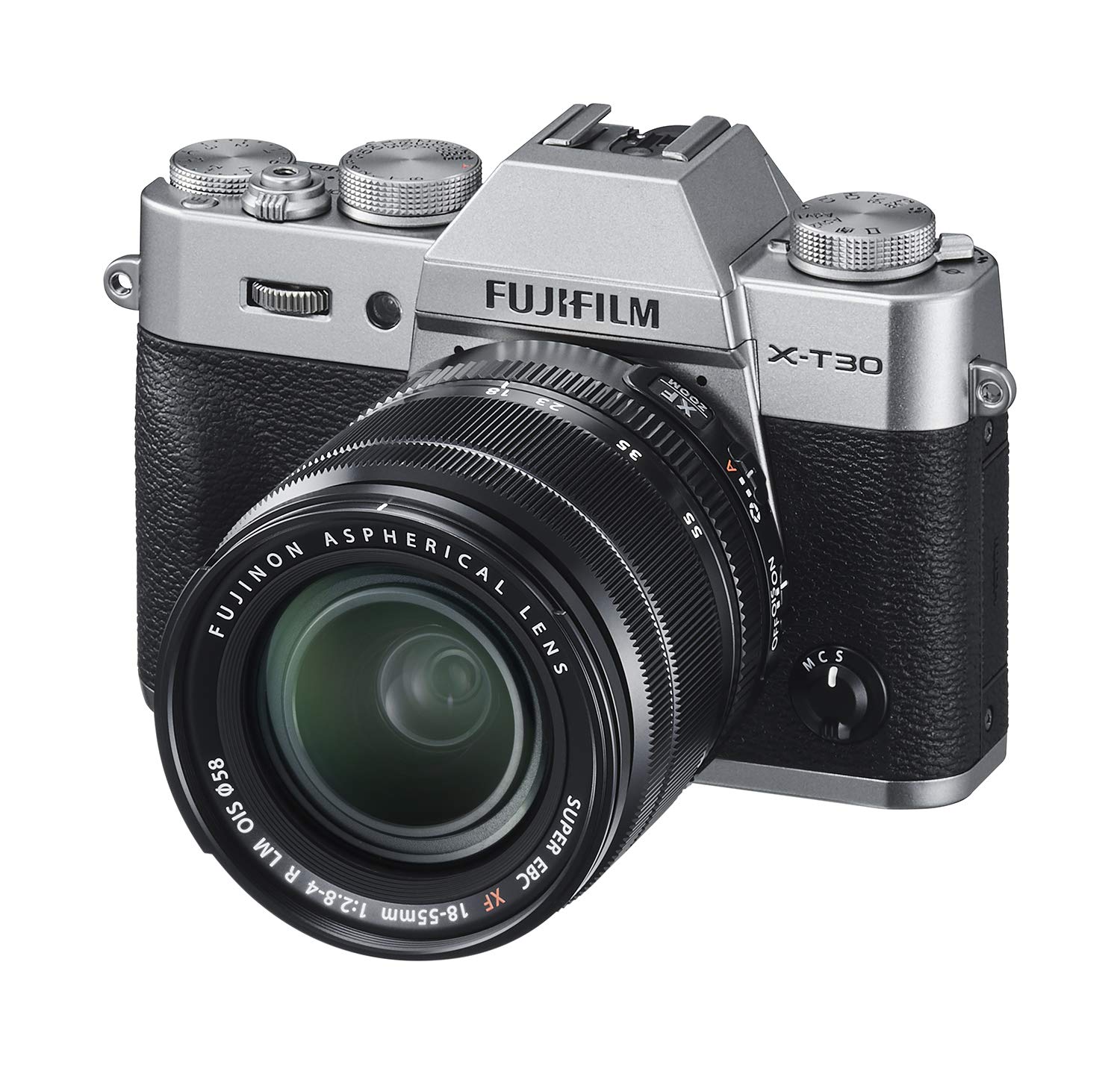 Fujifilm Aparat bezlusterkowy  X-T30 z obiektywem XF 18-55mm f/2.8-4 R LM OIS – węgiel drzewny