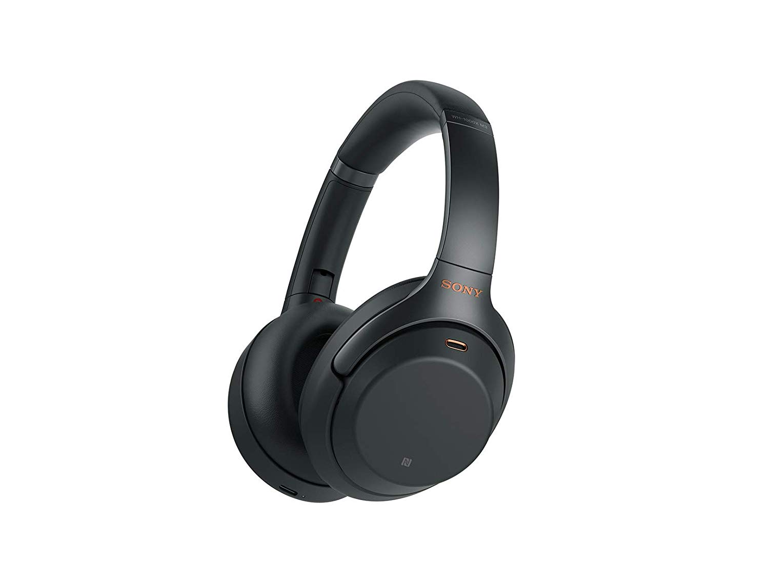 Sony Bezprzewodowe słuchawki nauszne  WH-1000XM3 Bluetooth z mikrofonem i technologią NFC — z redukcją szumów
