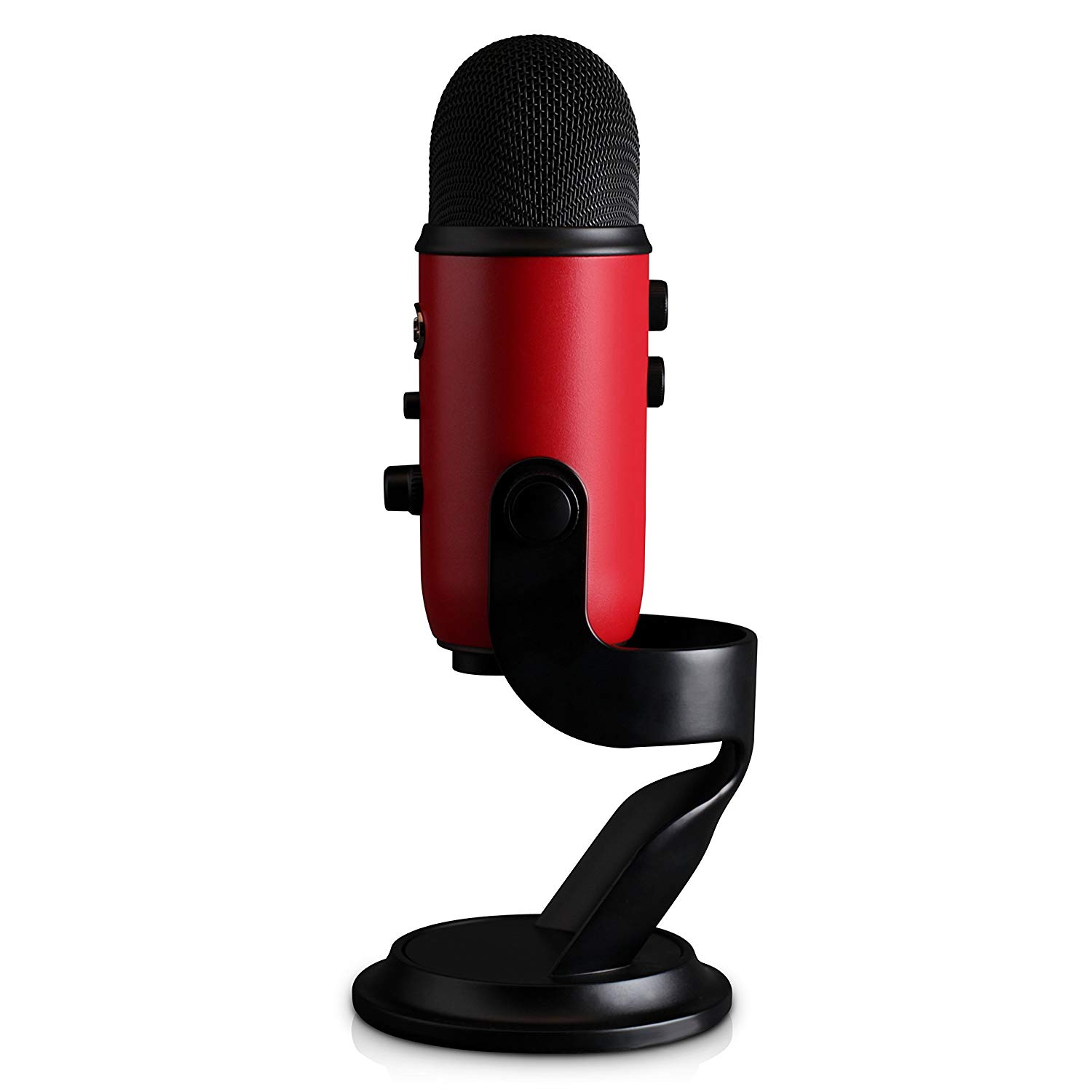Blue Niebieski mikrofon Yeti Mikrofon USB (satynowa czerwień)